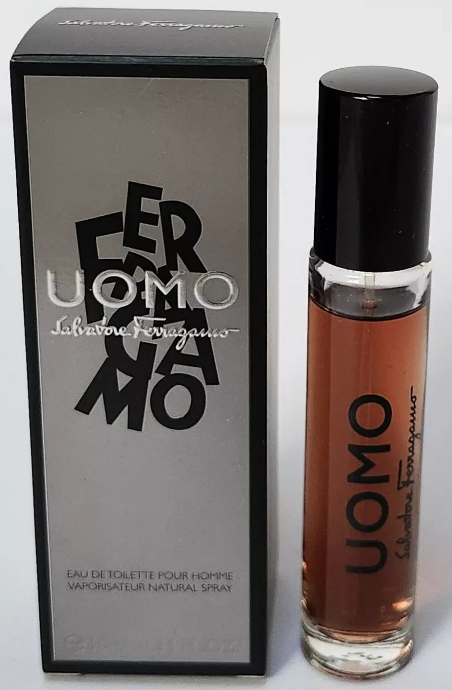 Salvatore Ferragamo Uomo Eau de Toilette bottle and box
