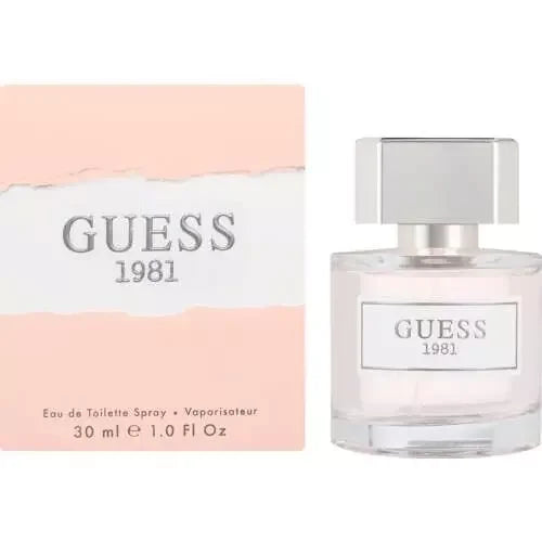 Guess 1981 Eau de Toilette carton and packaging