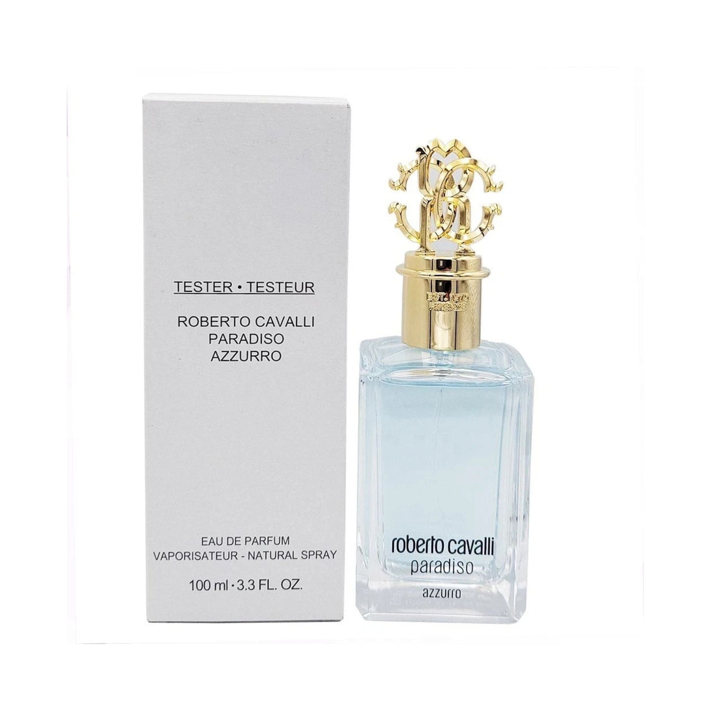 Roberto Cavalli Paradiso Azzurro Eau de Parfum packaging box