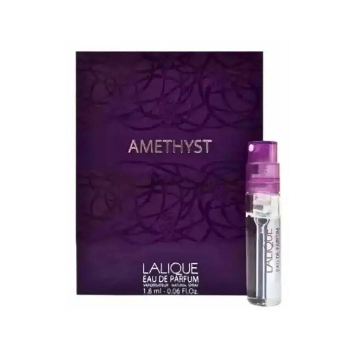 Lalique Amethyst Eau de Parfum carton and packaging