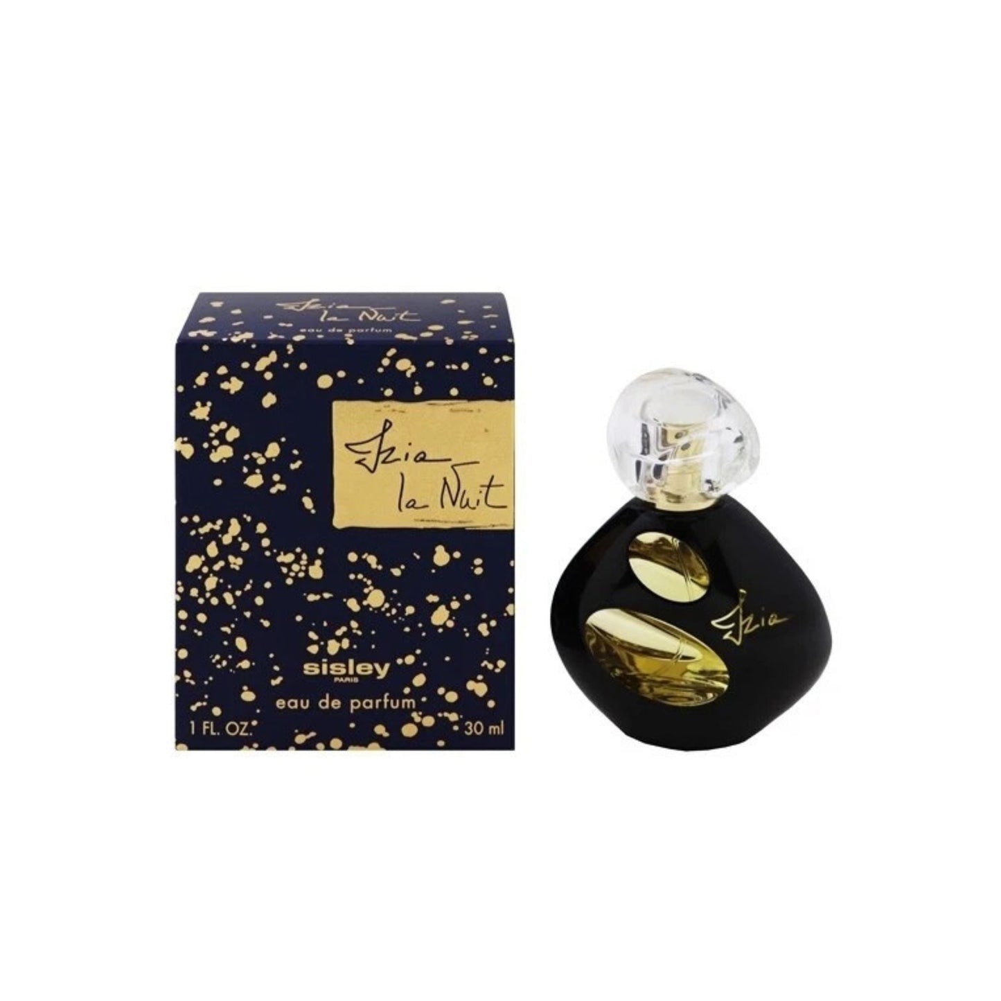 Sisley Izia La Nuit Eau de Parfum bottle close-up detail