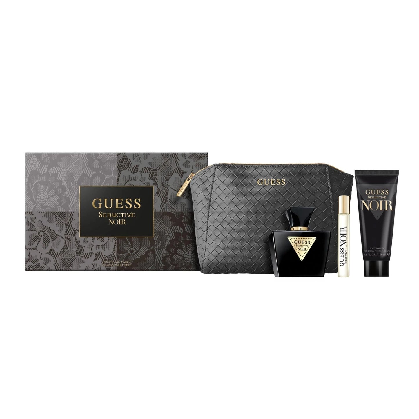 Guess Seductive Noir Eau de Toilette bottle close-up detail