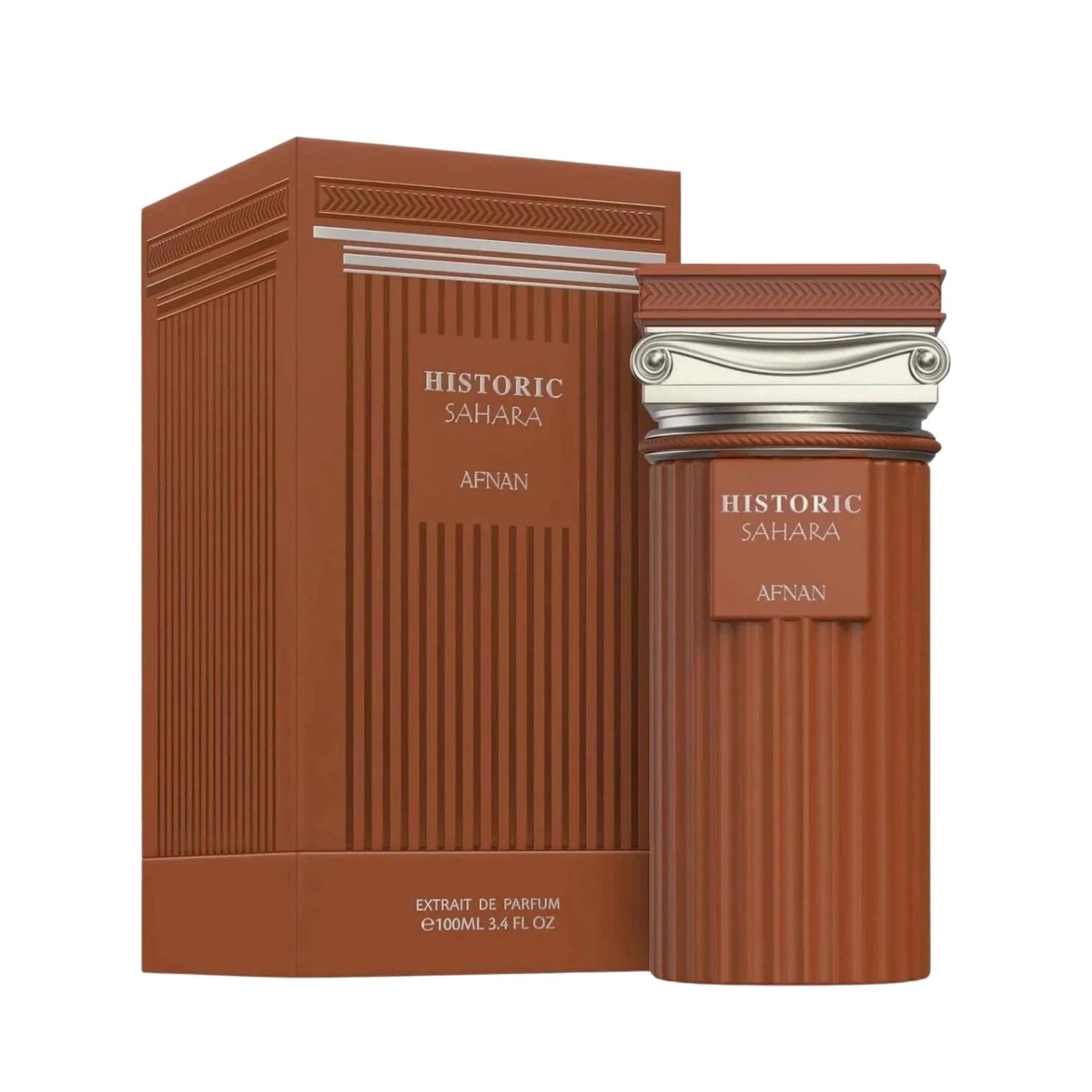 Afnan Historic Sahara Extrait de Parfum packaging box