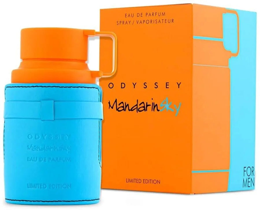 Armaf Odyssey Mandarin Sky Eau de Parfum carton and packaging