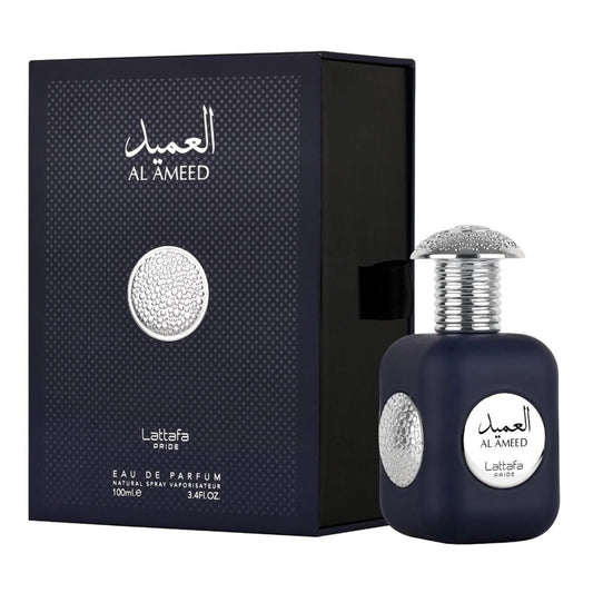 Niche Emarati Al Ameed Silver Eau de Parfum perfume bottle