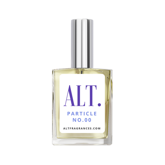 Particle perfume bottle