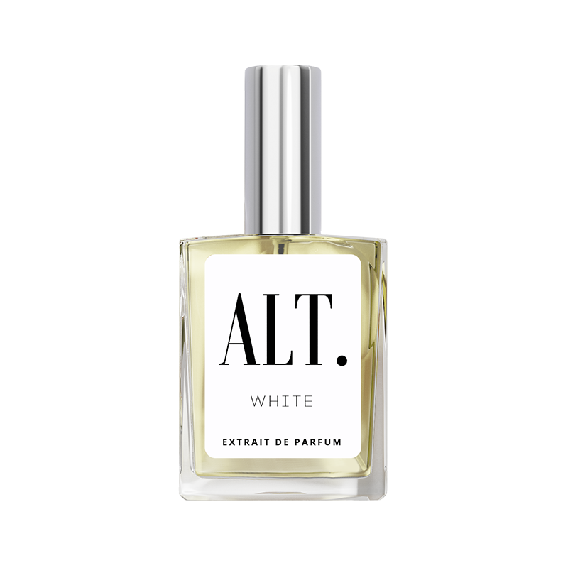 White perfume bottle