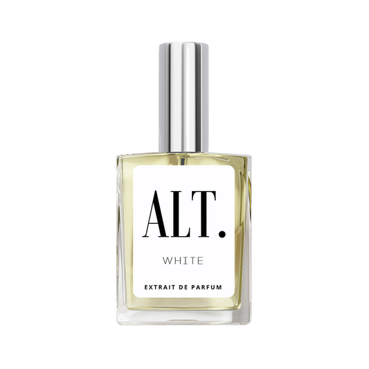 White perfume bottle
