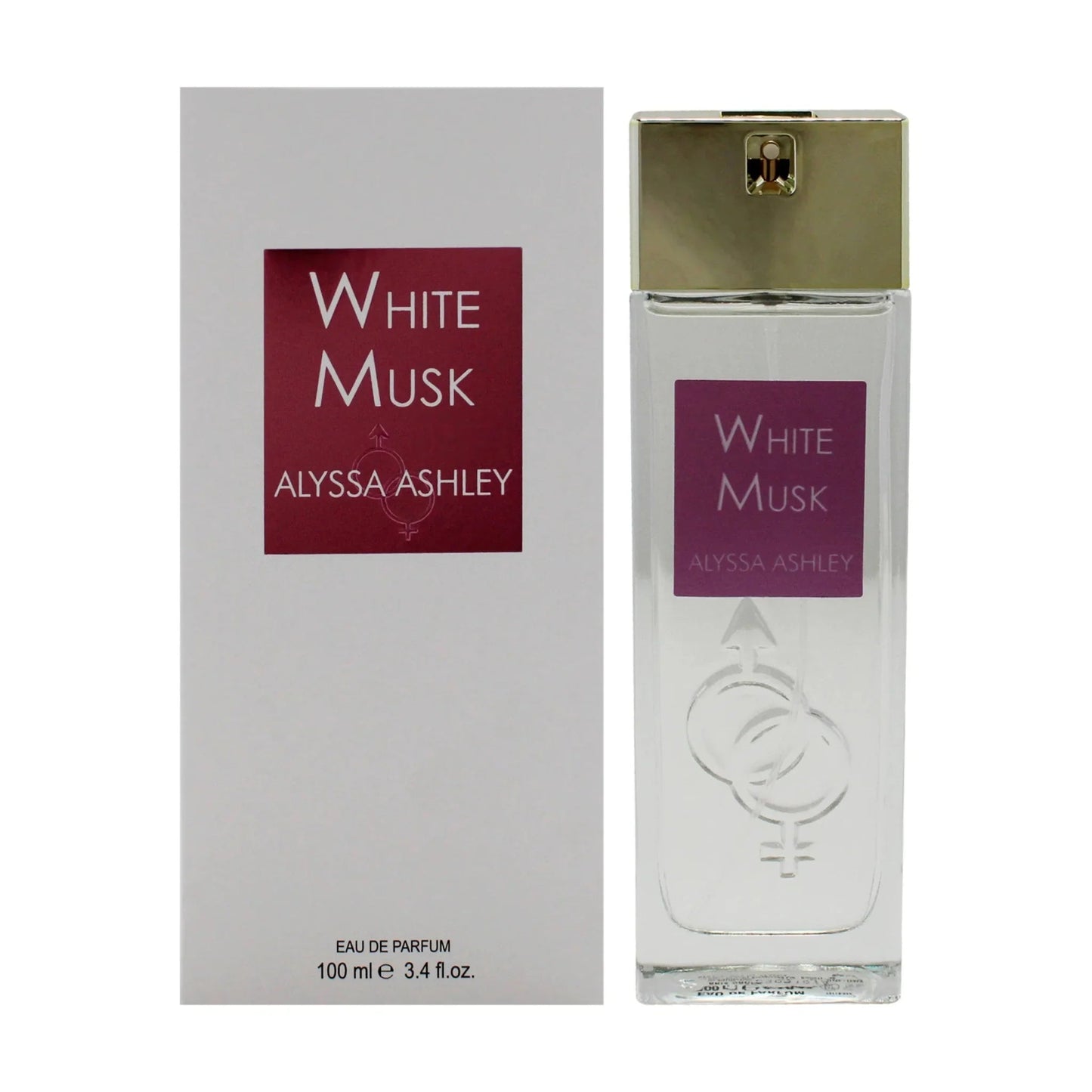 Alyssa Ashley White Musk Eau de Parfum bottle and box