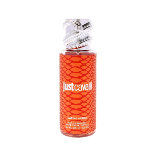 Roberto Cavalli Just Cavalli Daring Amber Mist perfume bottle