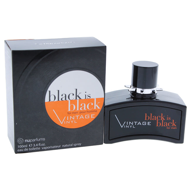 Black Is Black Vintage Vinyl Eau de Toilette packaging box