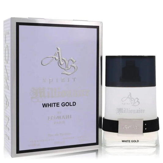 Lomani AB Spirit Millionaire White Gold Eau de Parfum perfume bottle