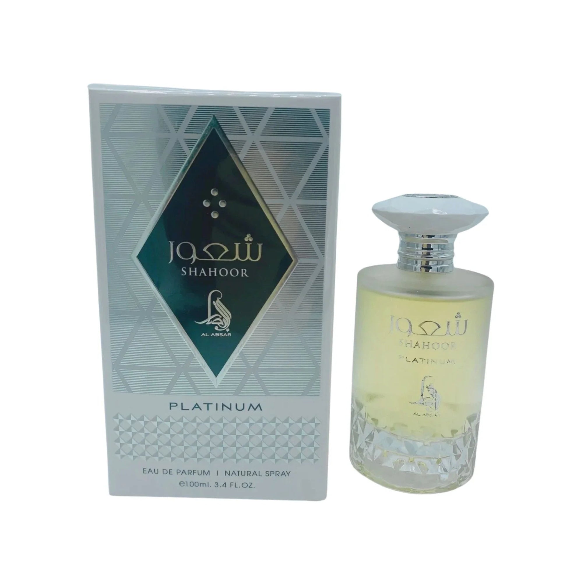 Al Absar Shahoor Platinum Eau de Parfum perfume bottle