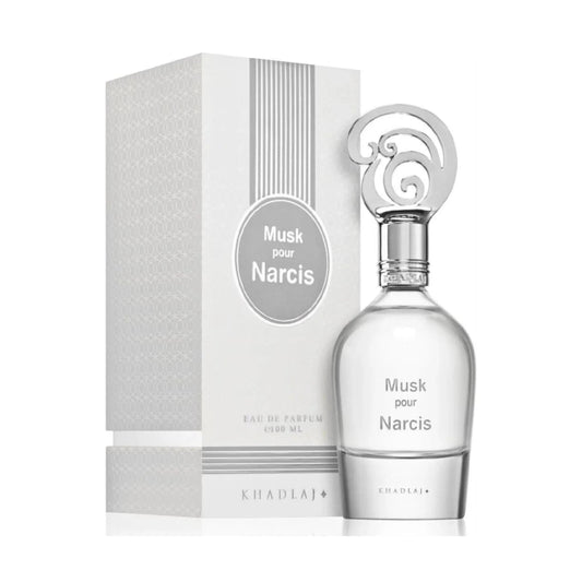 Khadlaj Musk Pour Narcis Eau de Parfum perfume bottle