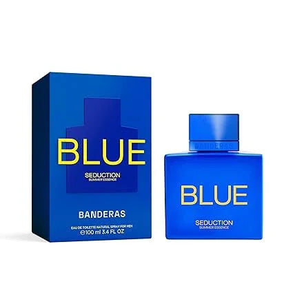Antonio Banderas Blue Seduction Summer Essence Eau de Toilette perfume bottle