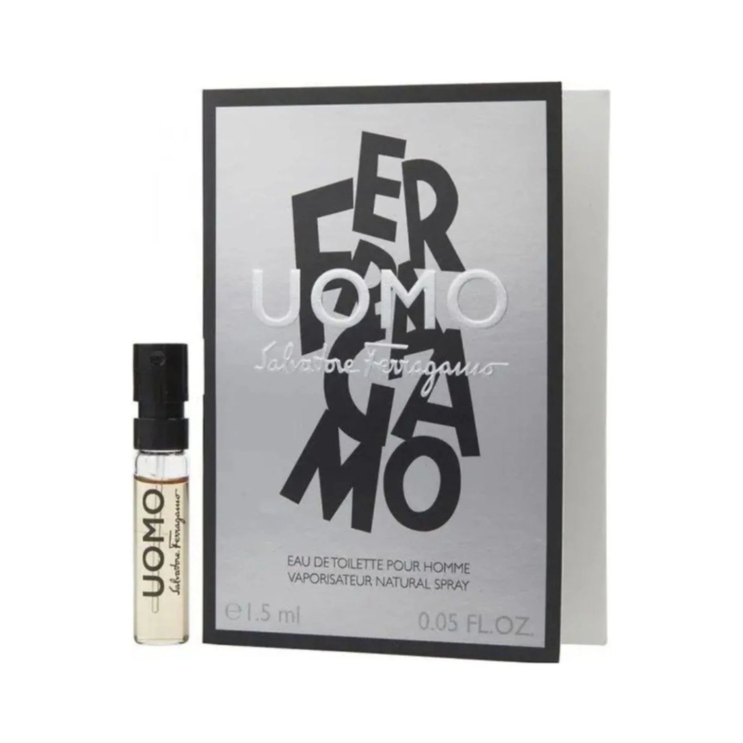 Salvatore Ferragamo Uomo Eau de Toilette bottle close-up detail