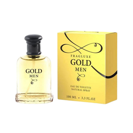 Fragluxe Gold Eau de Toilette perfume bottle