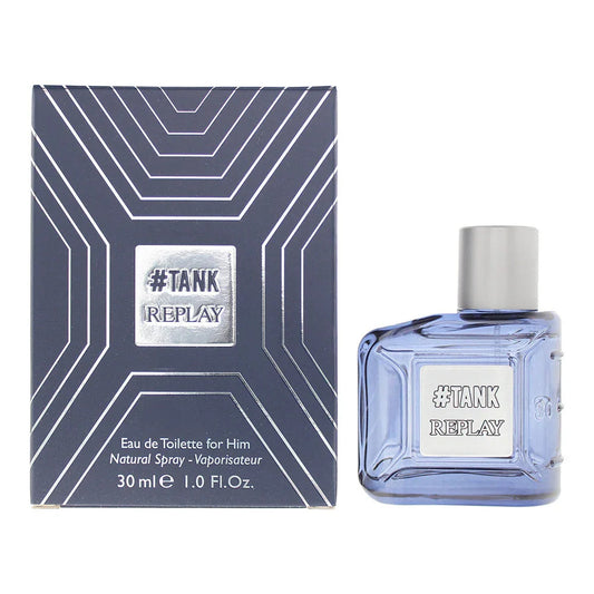 Replay #Tank Eau de Toilette perfume bottle