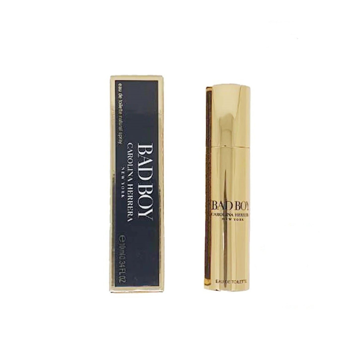 Carolina Herrera Bad Boy Gold Fantasy Eau de Toilette bottle and box