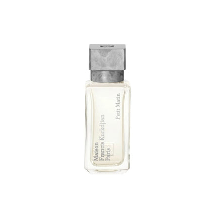 Maison Francis Kurkdjian Petit Matin Eau de Parfum bottle close-up detail