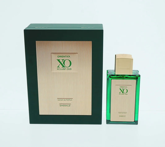 Orientica Xo Xclusif Oud Emerald Extrait de Parfum perfume bottle