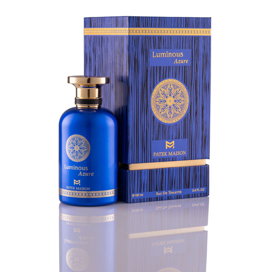Patek Maison Luminous Azure Eau de Toilette perfume bottle