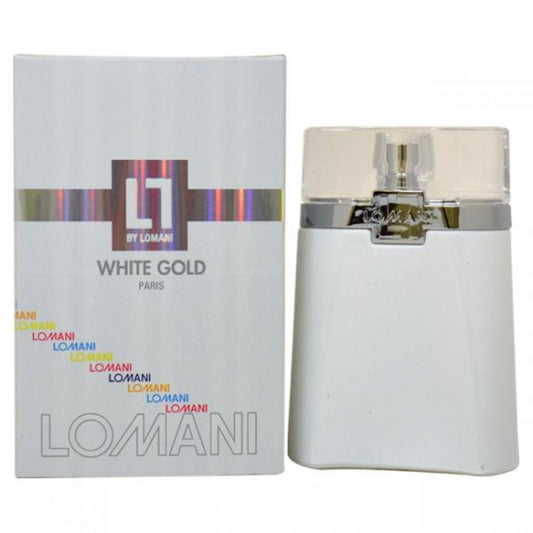 Lomani White Gold Eau de Toilette perfume bottle
