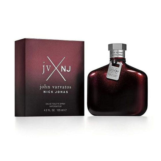 JV x NJ Red by John Varvatos Eau de Toilette perfume bottle