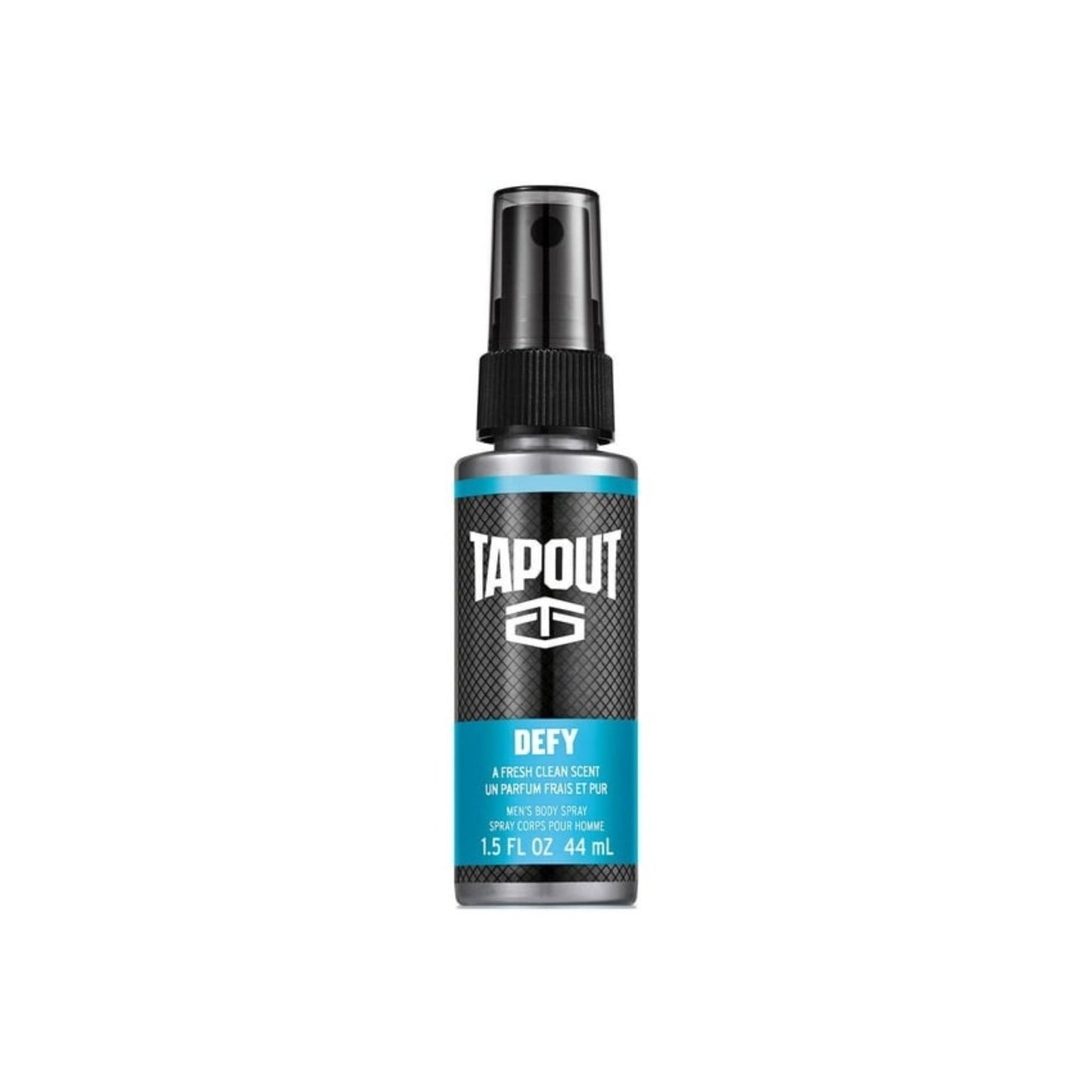 Tapout Defy Body Spray perfume bottle