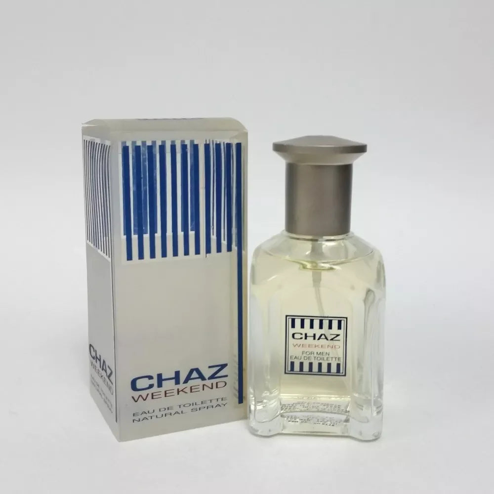 Chaz International Weekend Eau de Toilette packaging box
