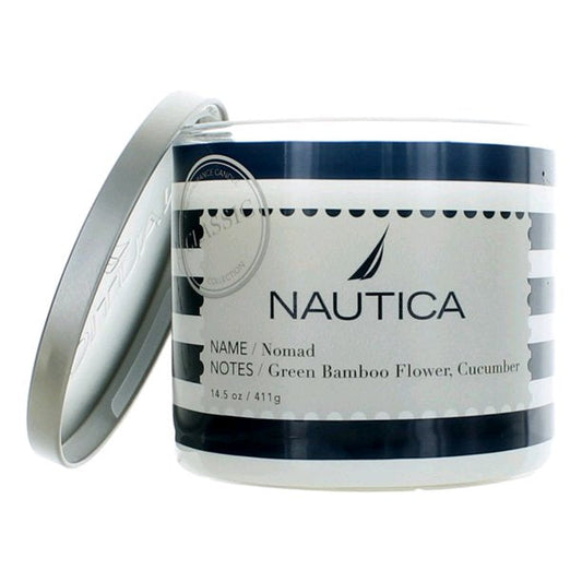 Nomad 3 Wick Candle by Nautica perfume bottle