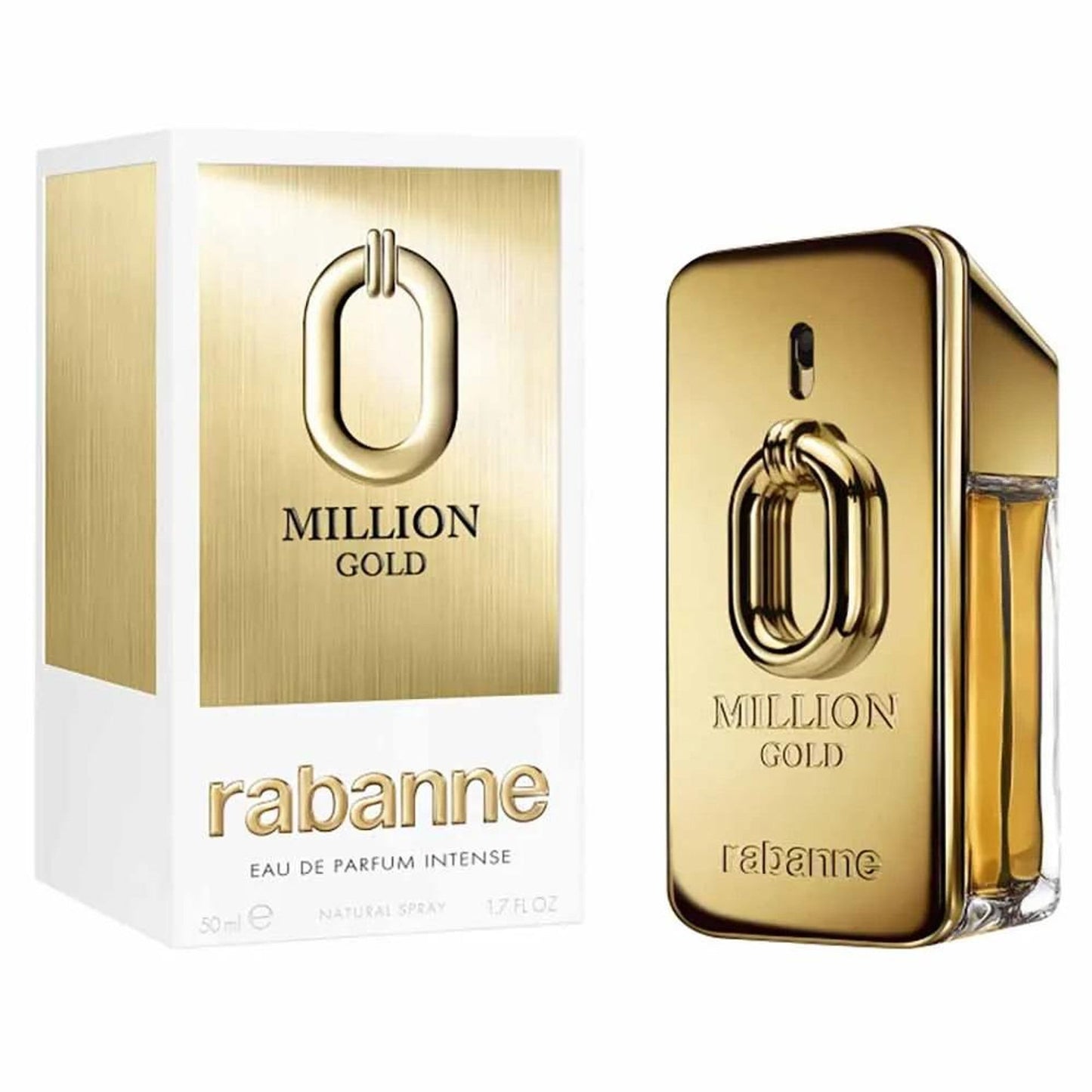 Paco Rabanne Million Gold Intense Eau de Parfum bottle and box