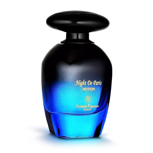 L'orientale Fragrances Night De Paris Motion Eau de Parfum perfume bottle