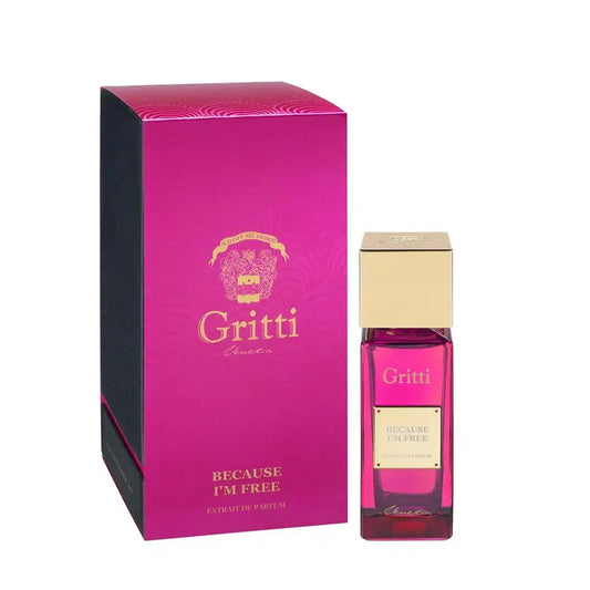 Gritti Because I'm Free Extrait de Parfum perfume bottle