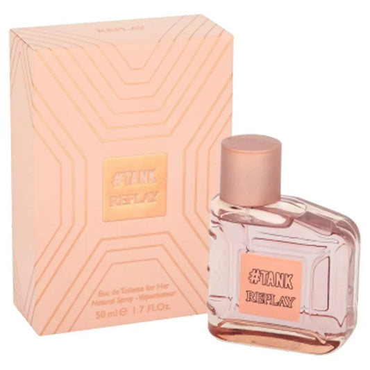 Replay #Tank Eau de Toilette perfume bottle
