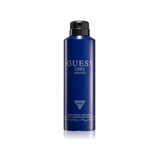 Guess 1981 Indigo Body Spray perfume bottle
