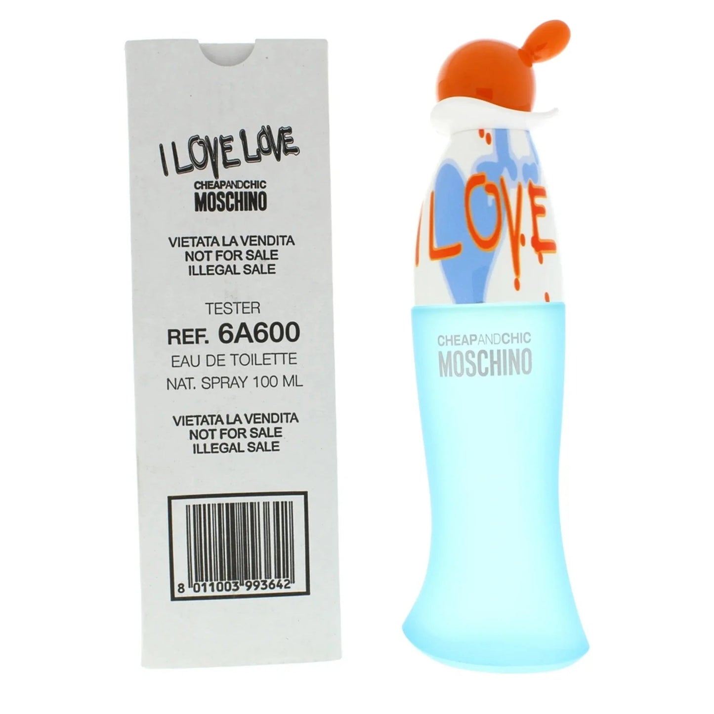 Moschino Cheap & Chic I Love Love Eau de Toilette carton and packaging