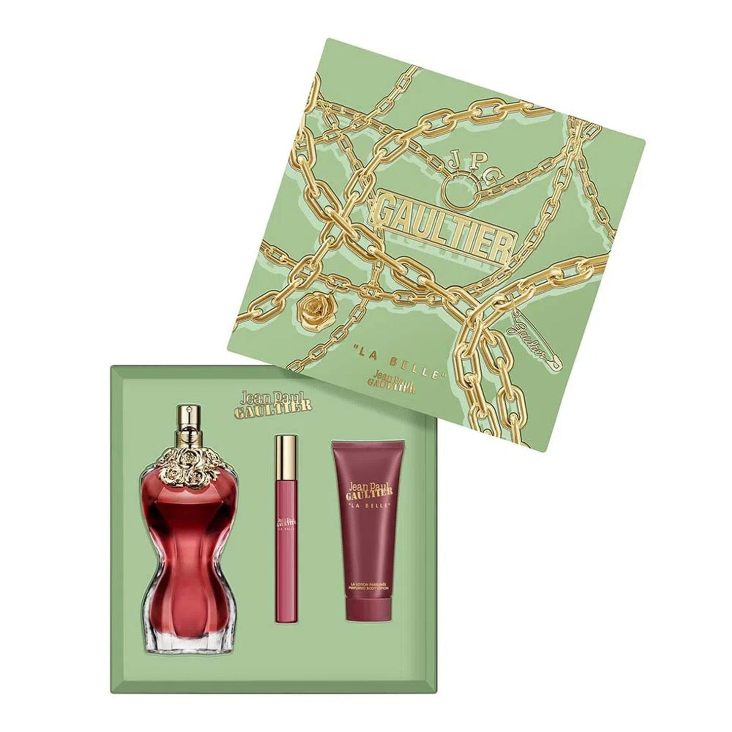 Jean Paul Gaultier La Belle Eau de Parfum boxed presentation
