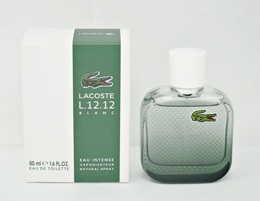Lacoste L.12.12 Blanc Intense Eau de Toilette perfume bottle