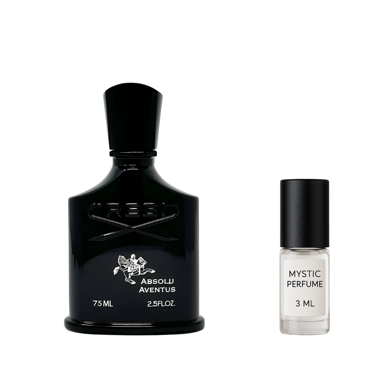 Creed Absolu Aventus sample vial label detail