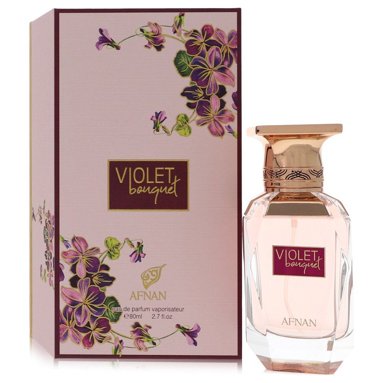 Afnan Violet Bouquet by Afnan packaging box