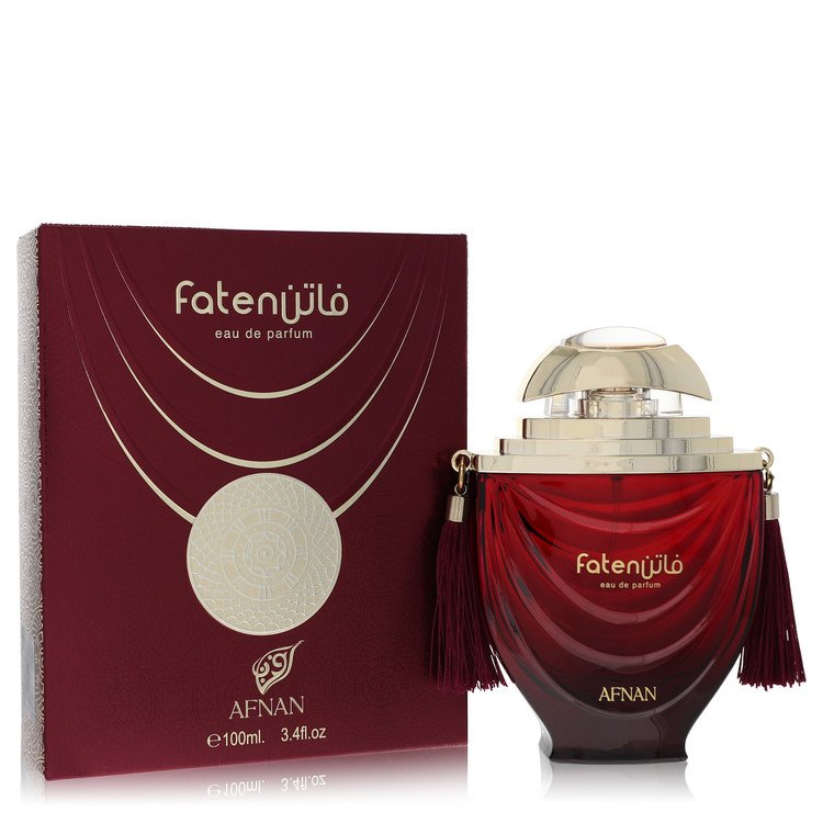 Afnan Faten Maroon by Afnan packaging box