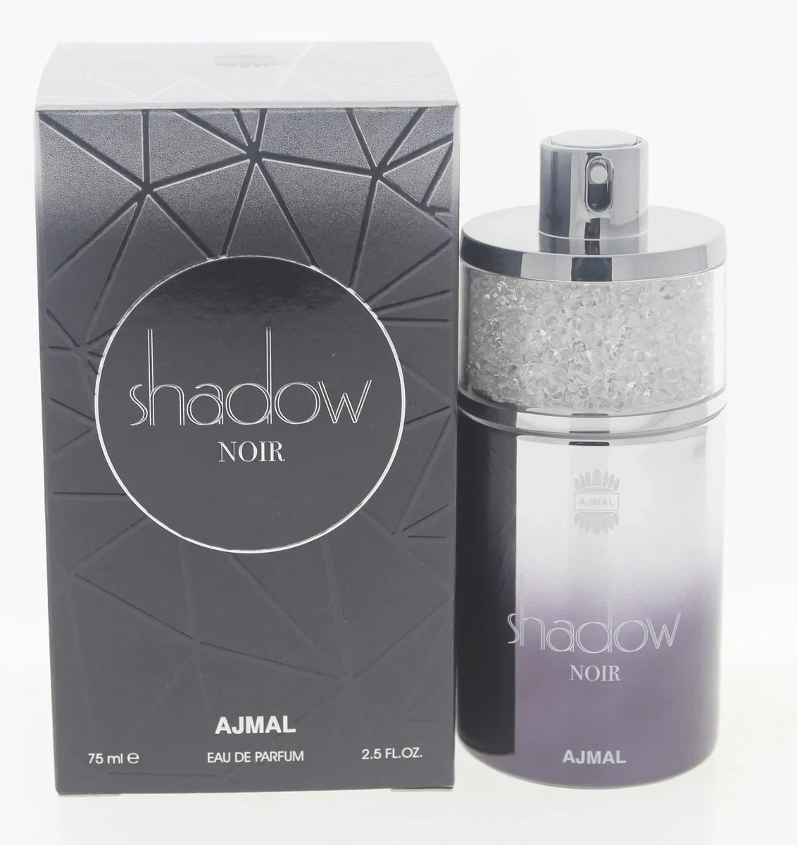 Ajmal Shadow Noir Eau de Parfum perfume bottle