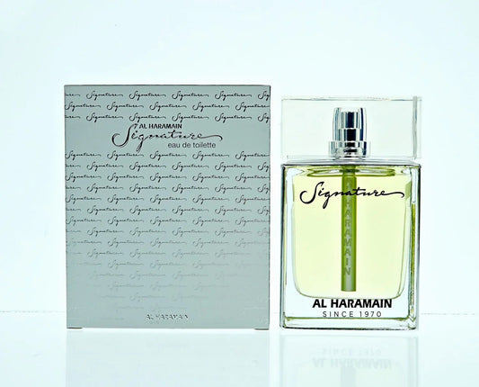 Al Haramain Signature Eau de Toilette perfume bottle