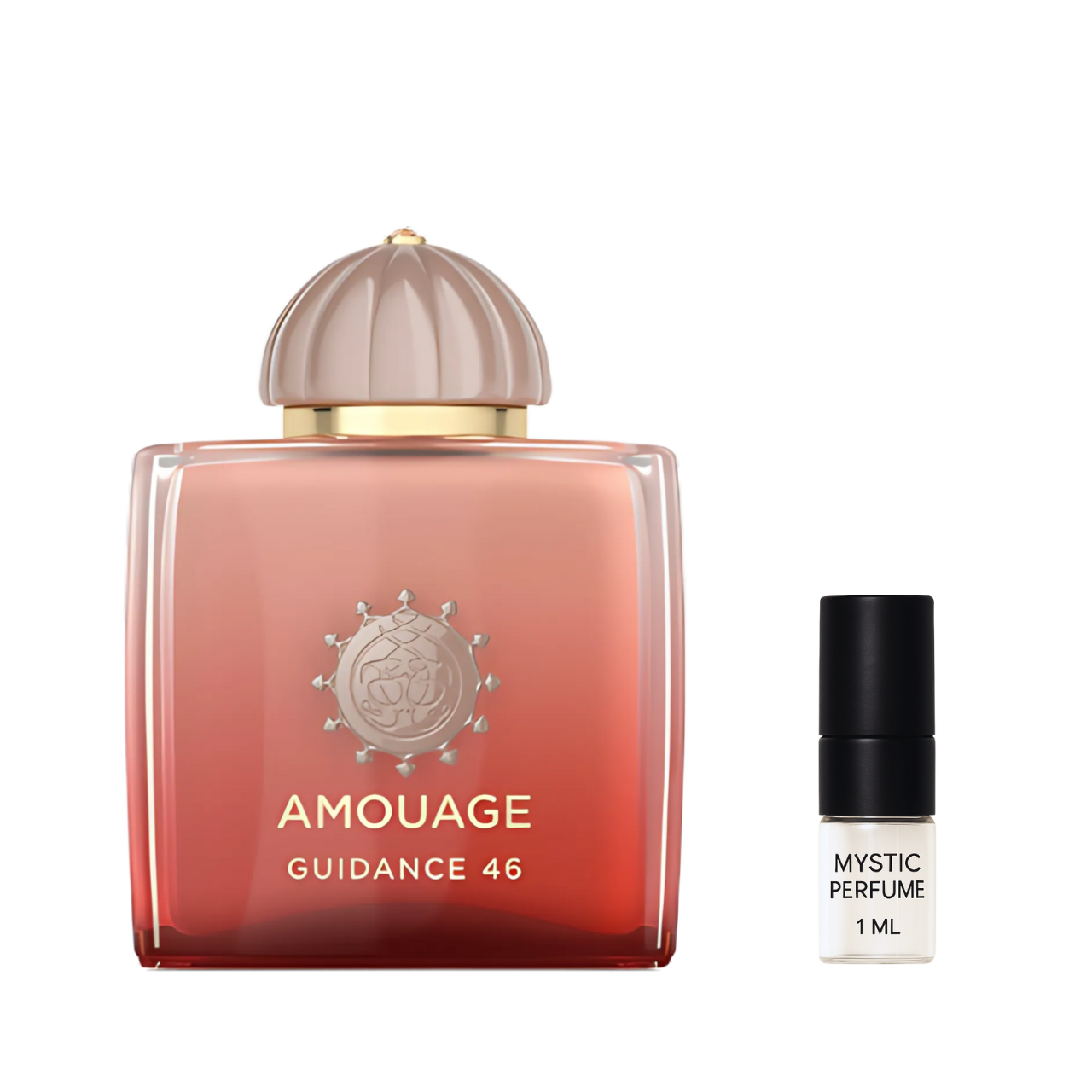 Amouage Guidance 46 sample vial label detail