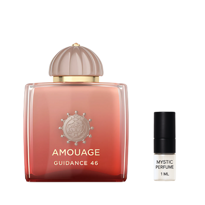 Amouage Guidance 46 sample vial label detail