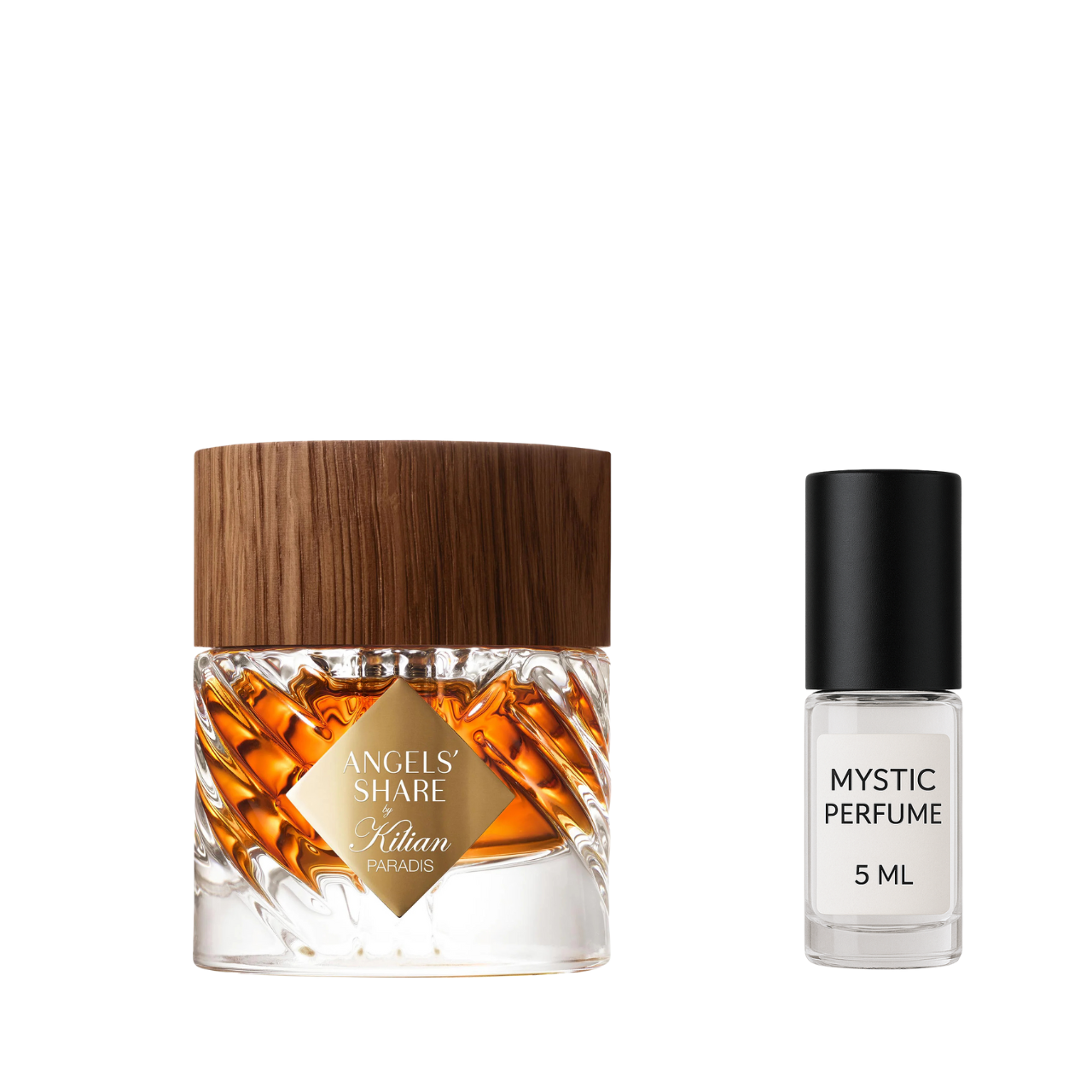 Kilian Angels' Share Paradis Extrait de Parfum sample vial label detail