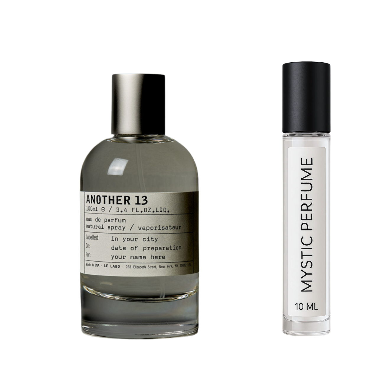 Le Labo Another 13 sample vial label detail