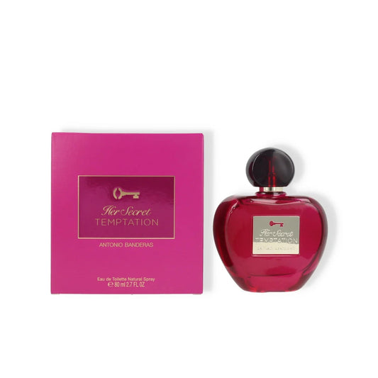 Antonio Banderas Her Secret Temptation Eau de Toilette perfume bottle