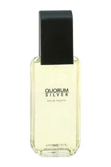Antonio Puig Quorum Silver Eau de Toilette perfume bottle